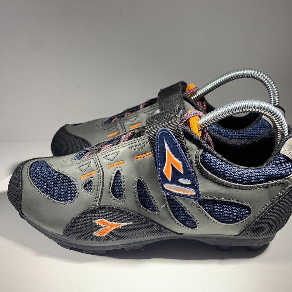 Diadora Jalapeno Mountain Biking Cycling Cleat Shoes Gray MTB Bike Mens Size 6.5